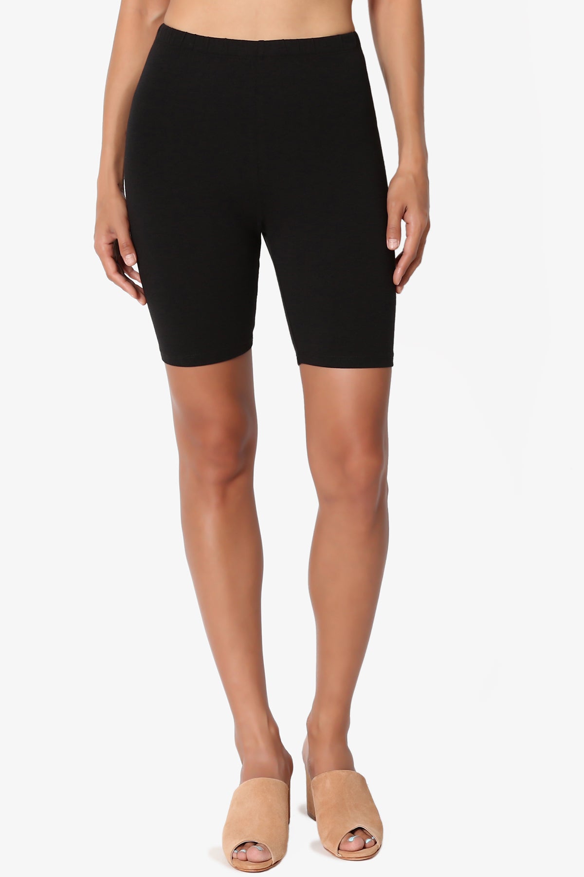 Kite Cotton Biker Short Leggings BLACK_1