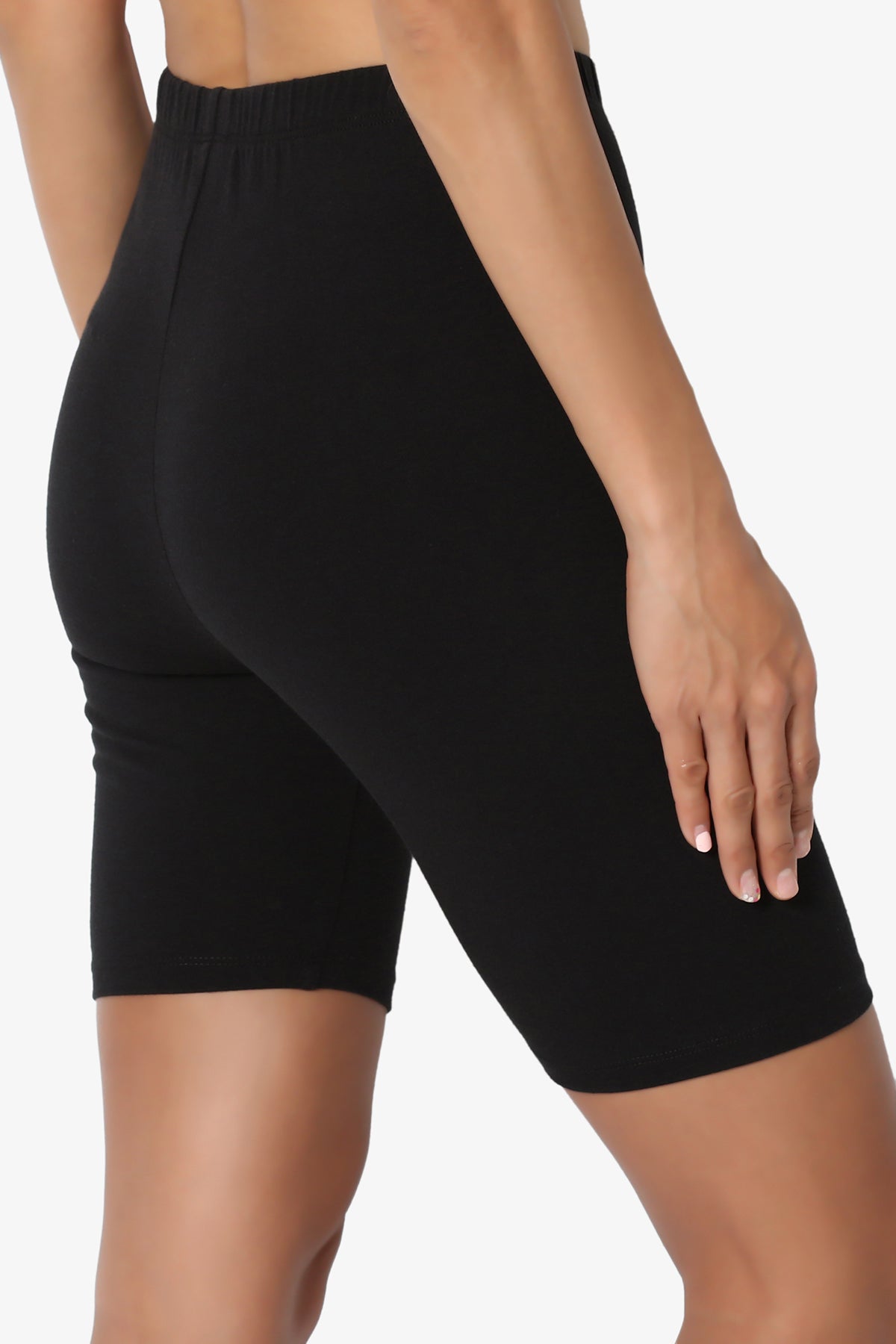 Kite Cotton Biker Short Leggings BLACK_5