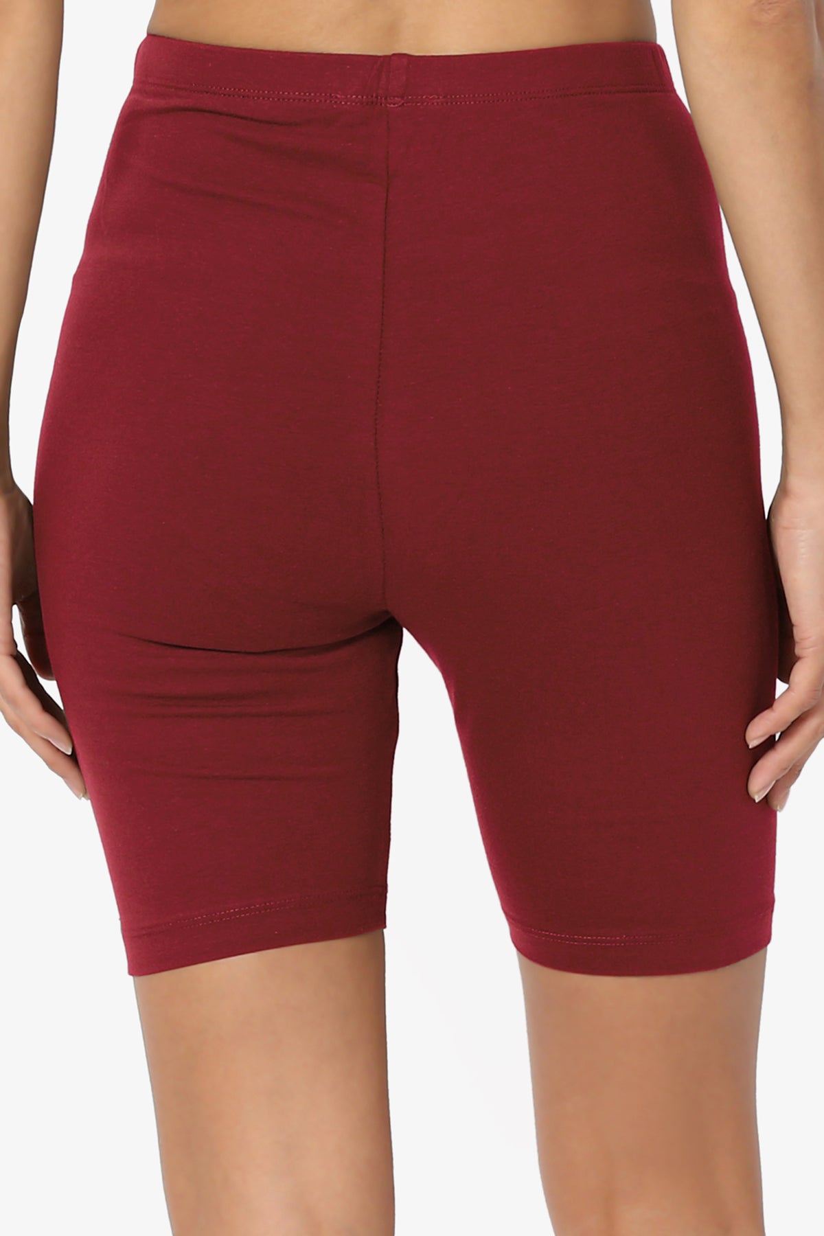 Kite Cotton Biker Short Leggings BURGUNDY_6
