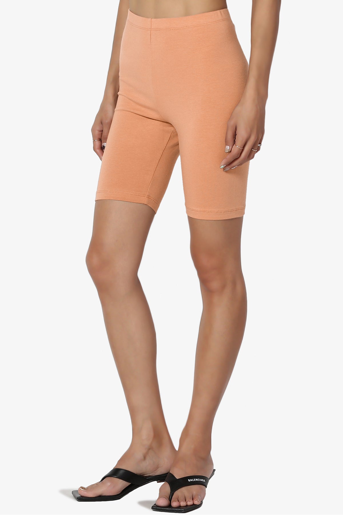 Kite Cotton Biker Short Leggings BUTTER ORANGE_3