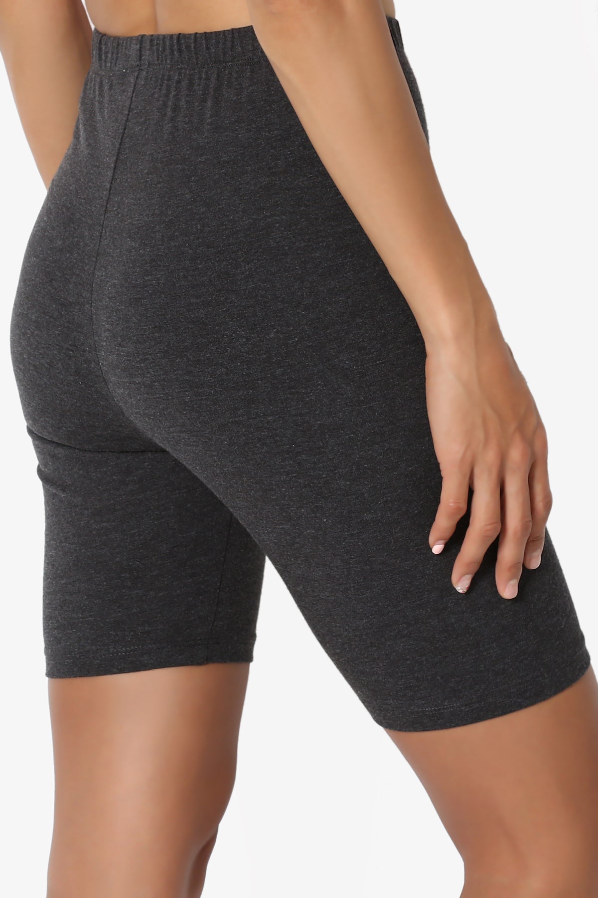 Kite Cotton Biker Short Leggings CHARCOAL_5