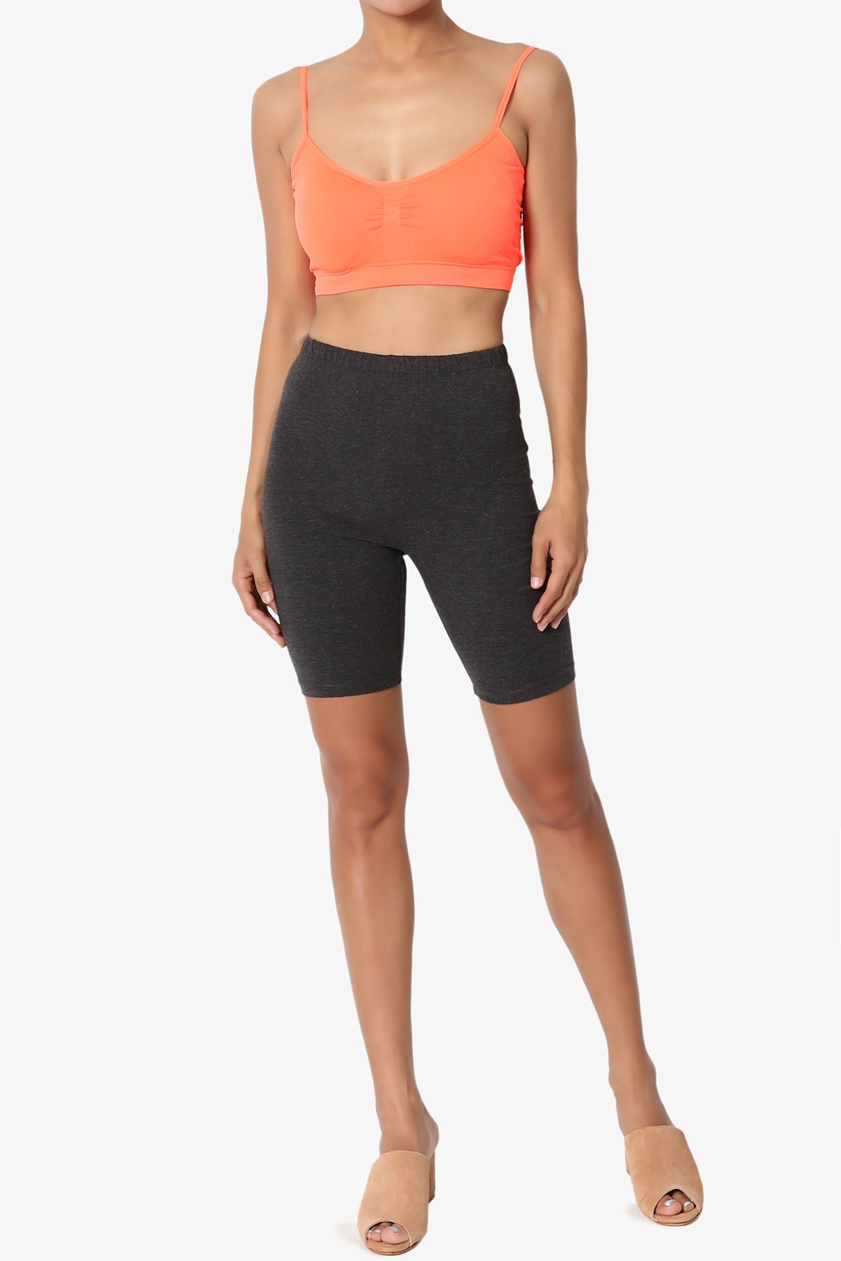 Kite Cotton Biker Short Leggings CHARCOAL_6