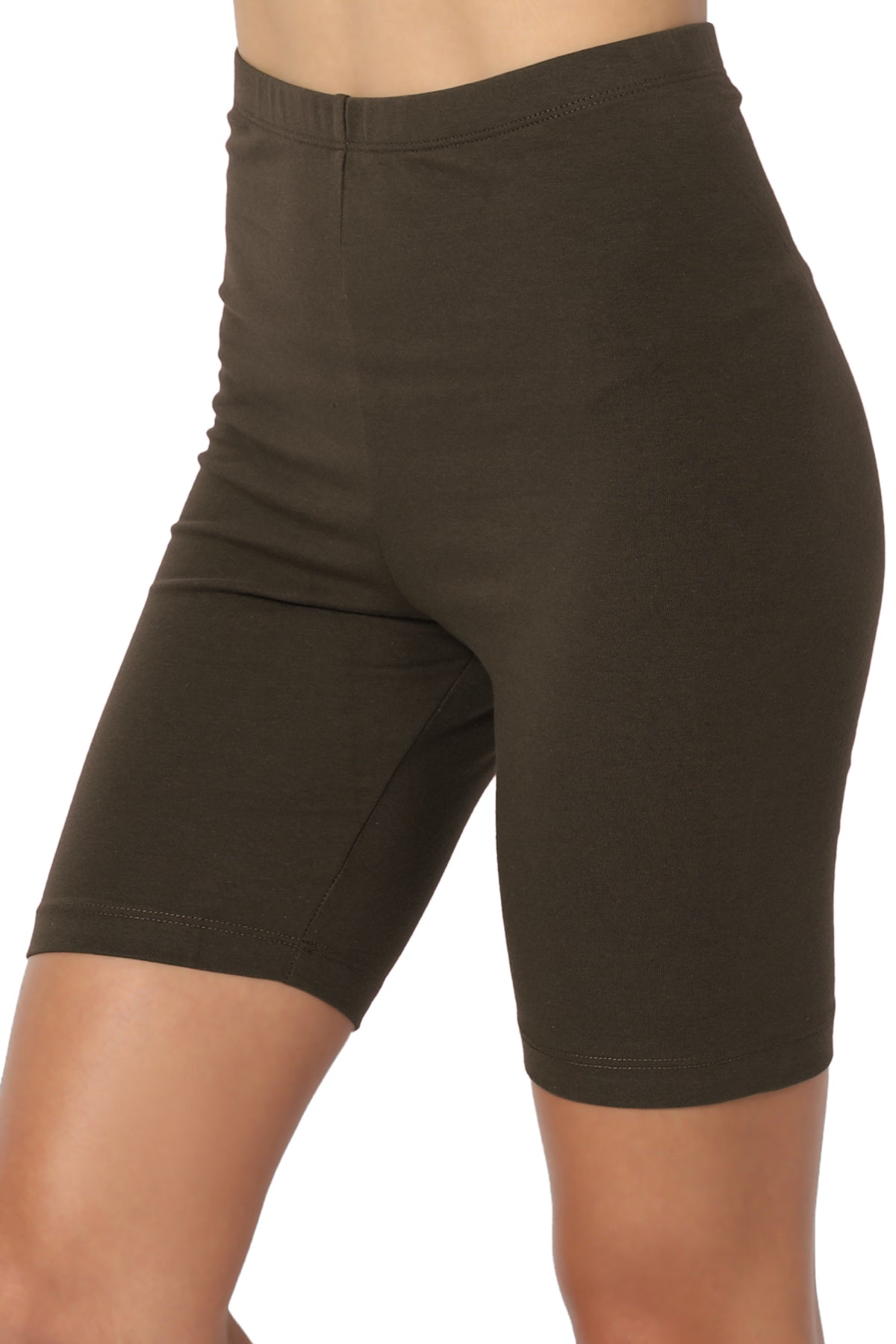 Kite Cotton Biker Short Leggings DARK BROWN_5