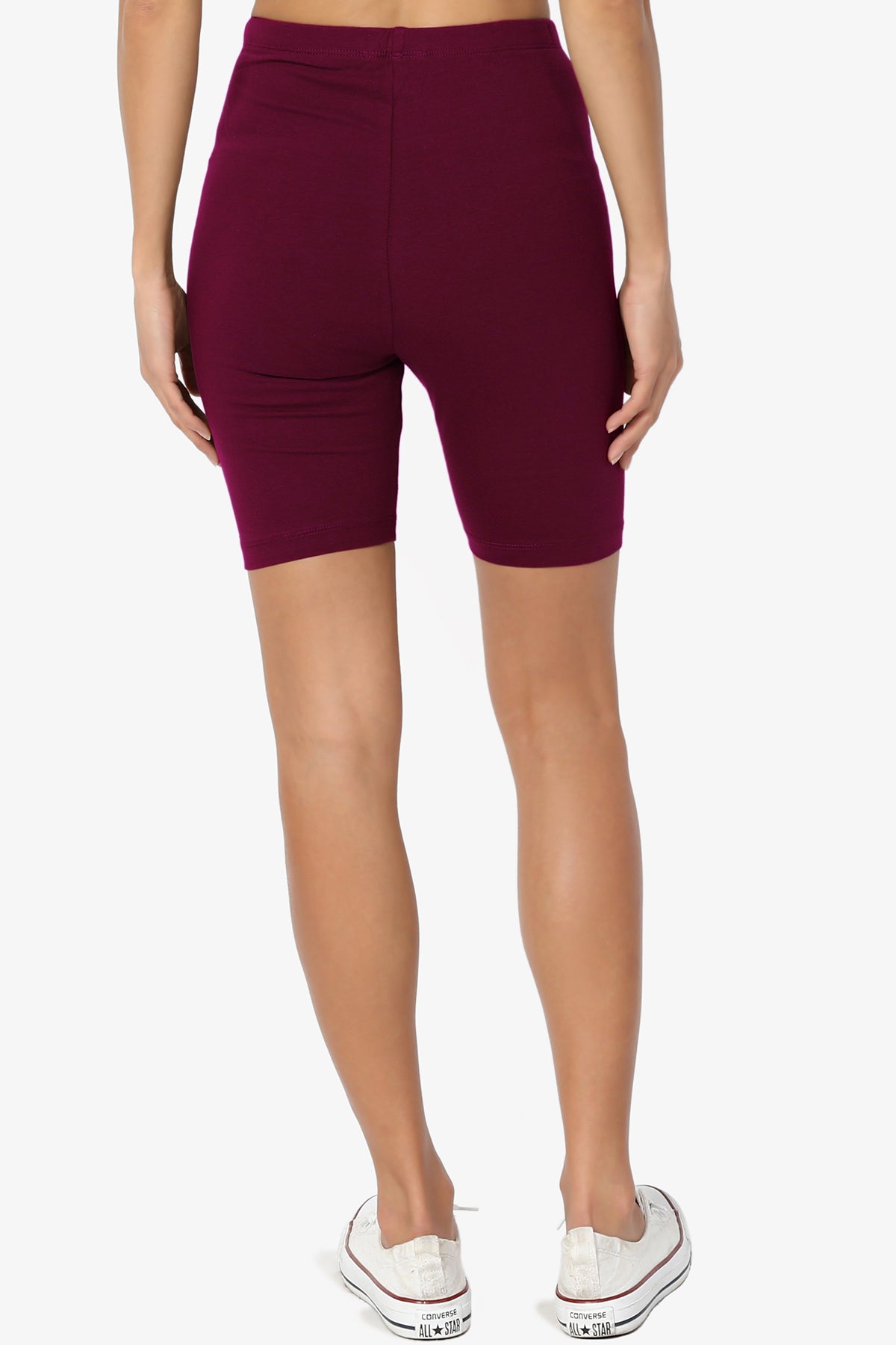 Kite Cotton Biker Short Leggings DARK BURGUNDY_2