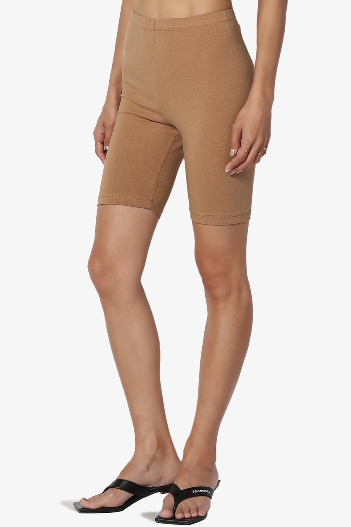 Kite Cotton Biker Short Leggings DEEP CAMEL_3