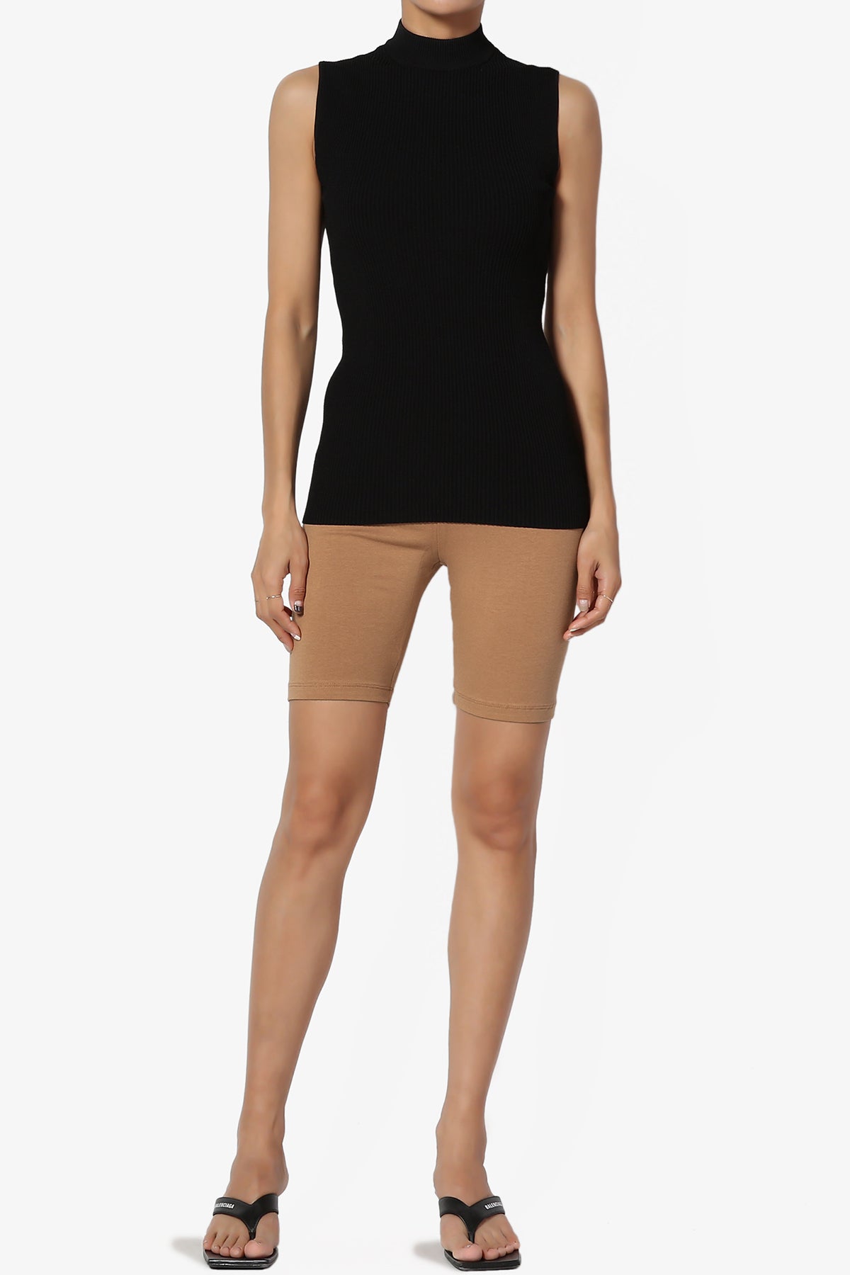 Kite Cotton Biker Short Leggings DEEP CAMEL_6