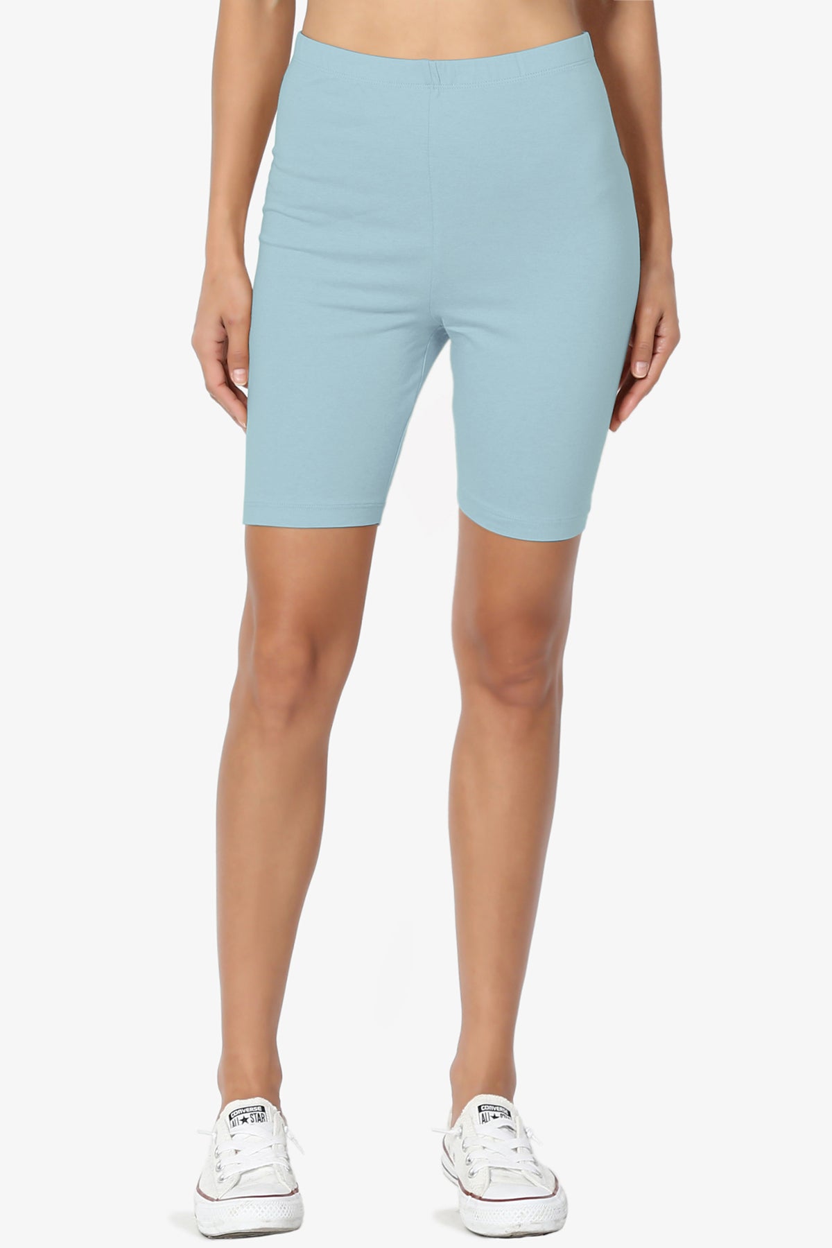 Kite Cotton Biker Short Leggings DUSTY BLUE_1