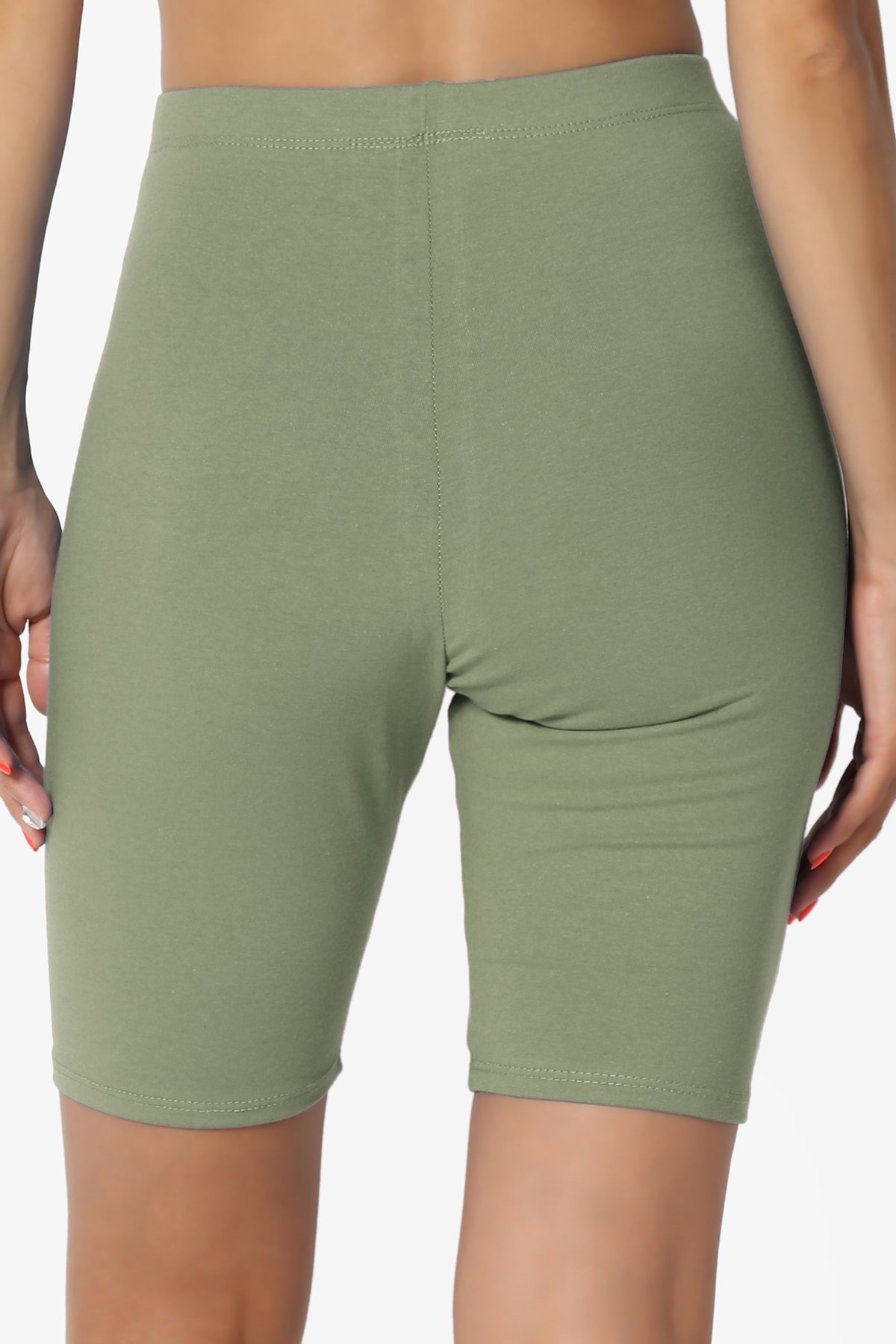 Kite Cotton Biker Short Leggings DUSTY OLIVE_3