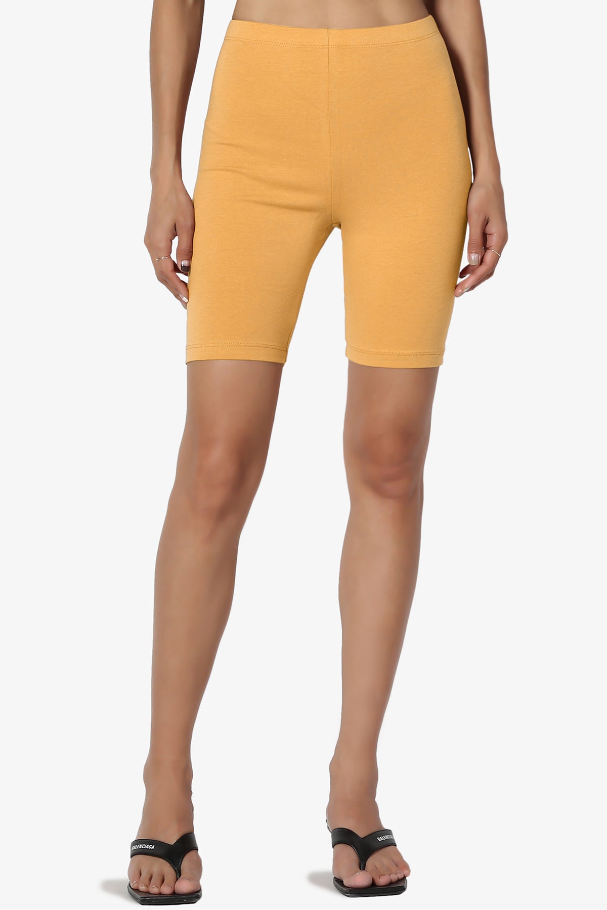 Kite Cotton Biker Short Leggings GOLDEN MUSTARD_1