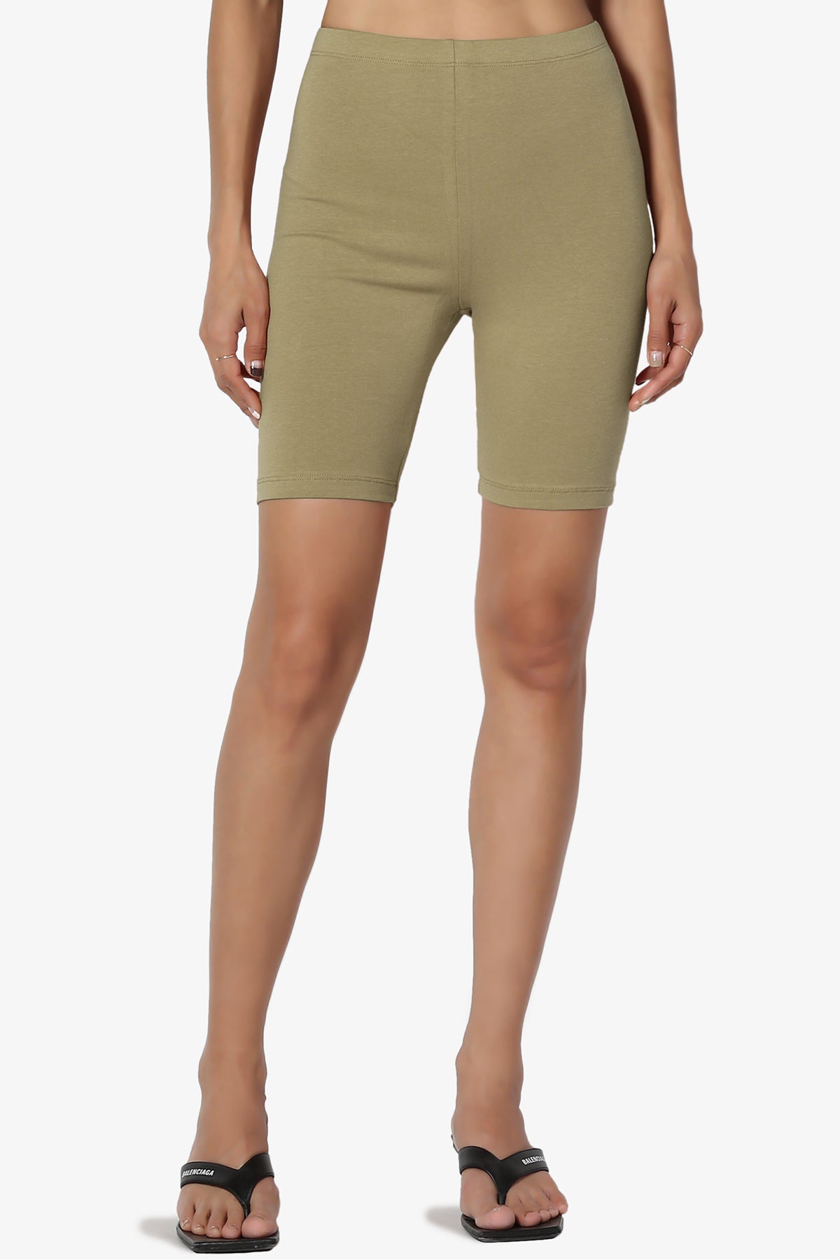 Kite Cotton Biker Short Leggings KHAKI GREEN_1