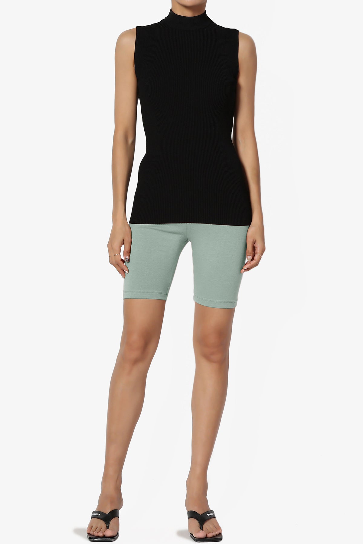 Kite Cotton Biker Short Leggings LIGHT GREEN_6