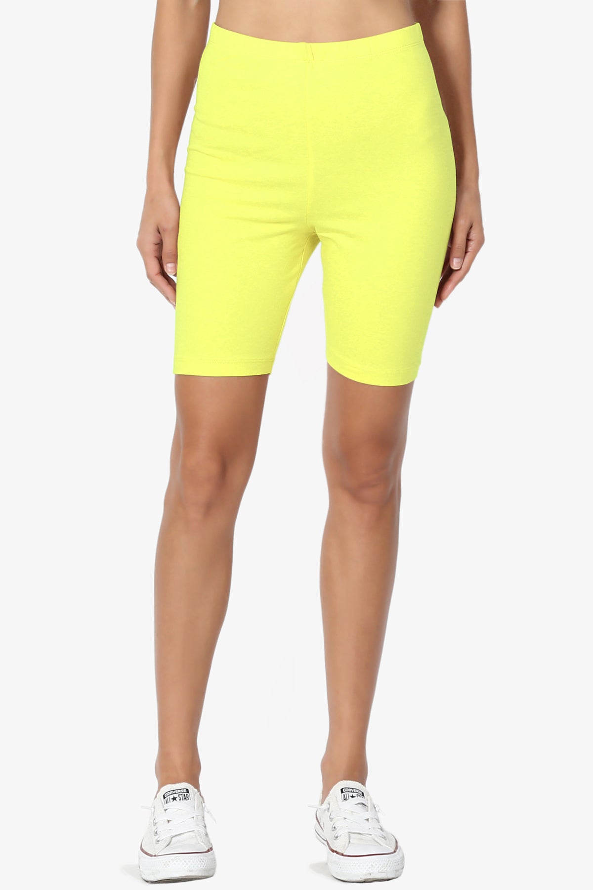 Kite Cotton Biker Short Leggings NEON GREEN_1