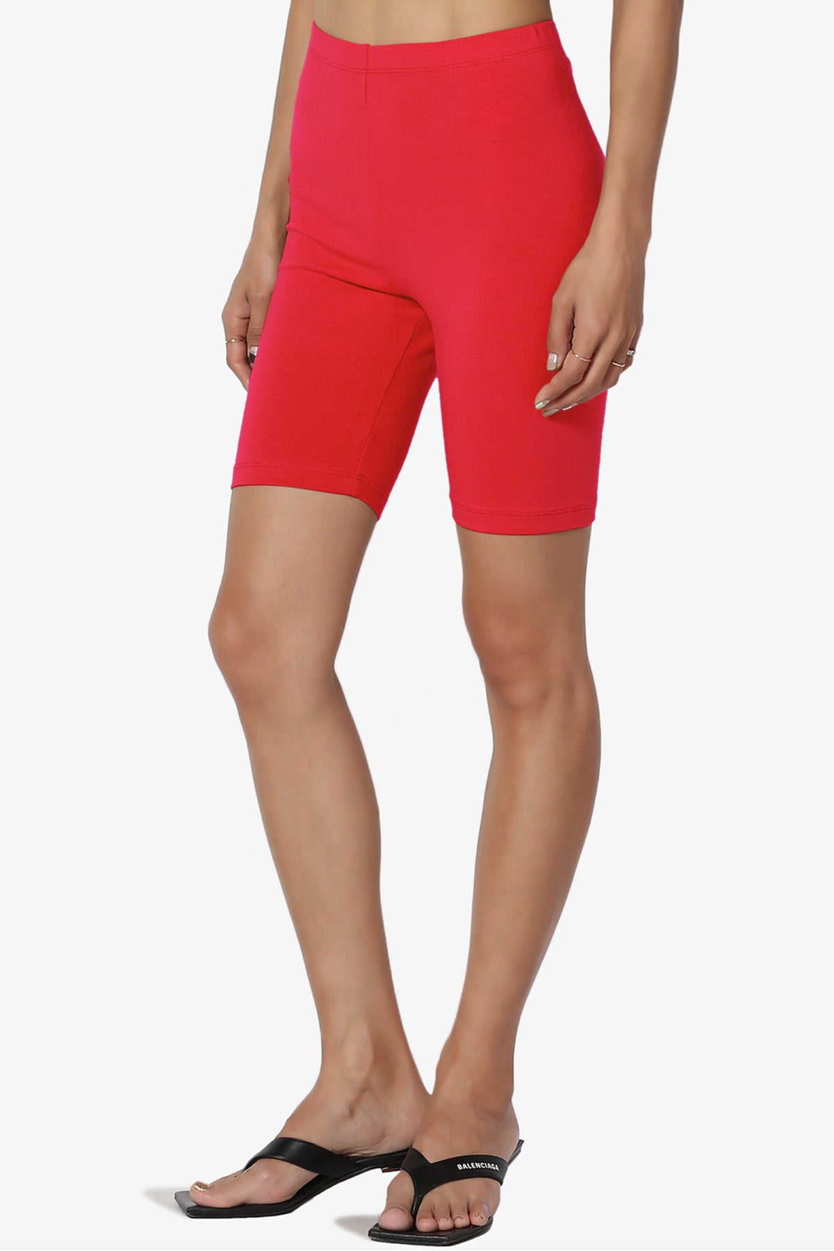 Kite Cotton Biker Short Leggings RED_3