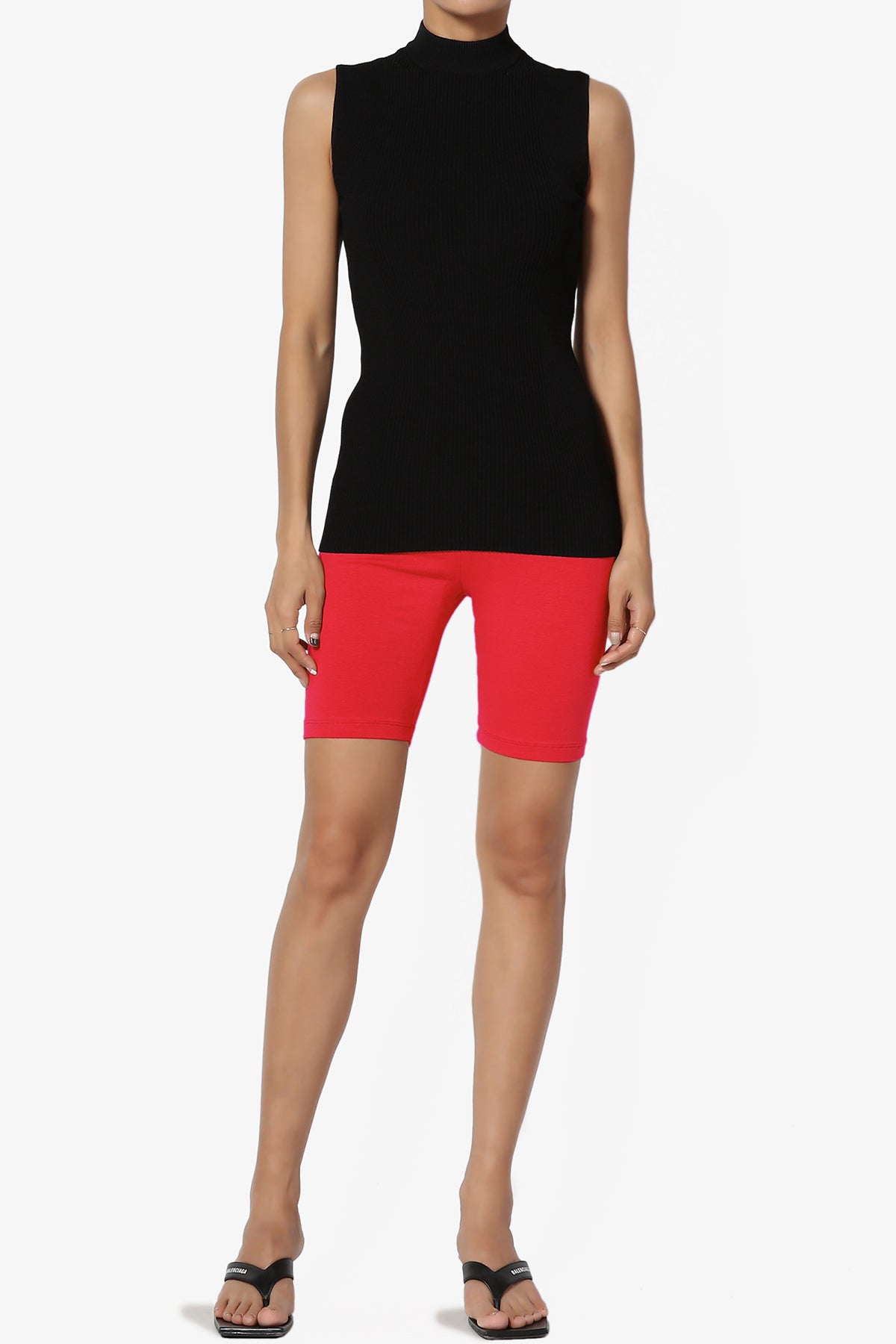 Kite Cotton Biker Short Leggings RED_6