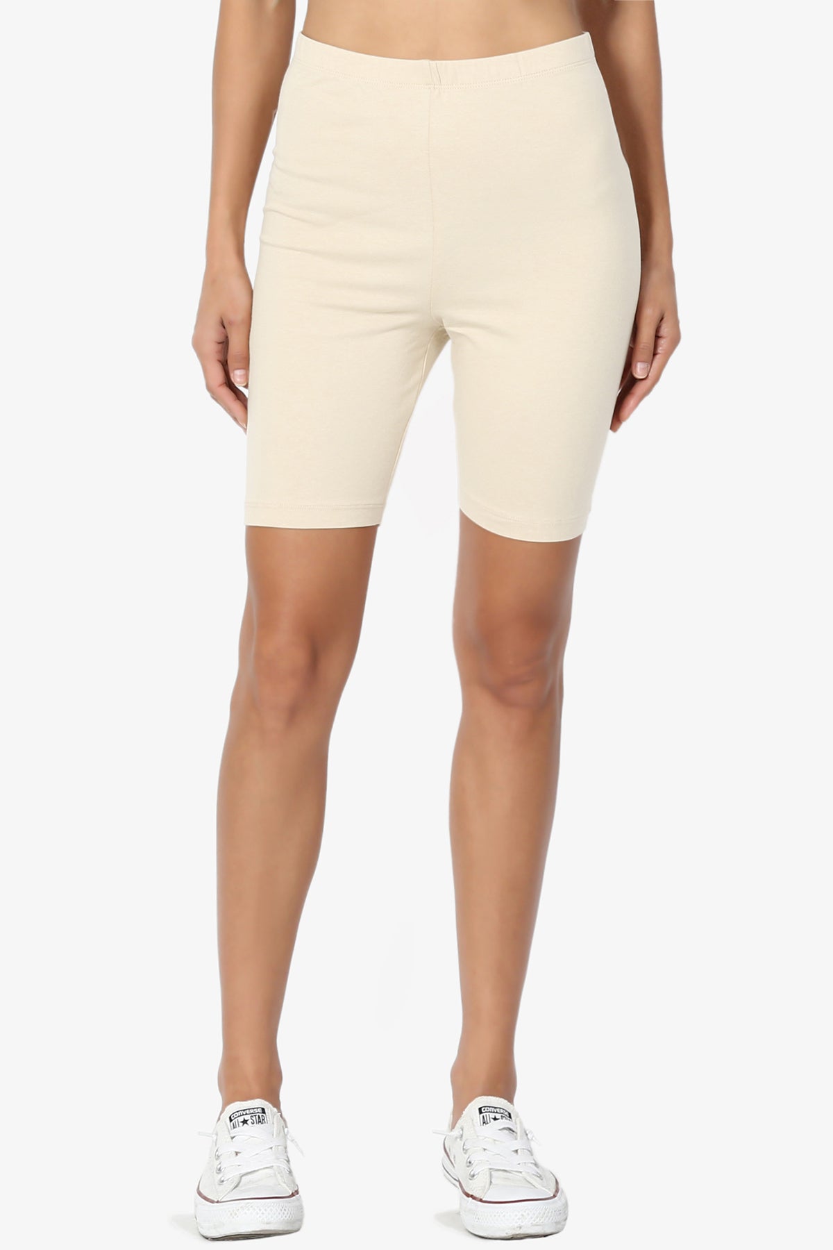 Kite Cotton Biker Short Leggings TAUPE_1