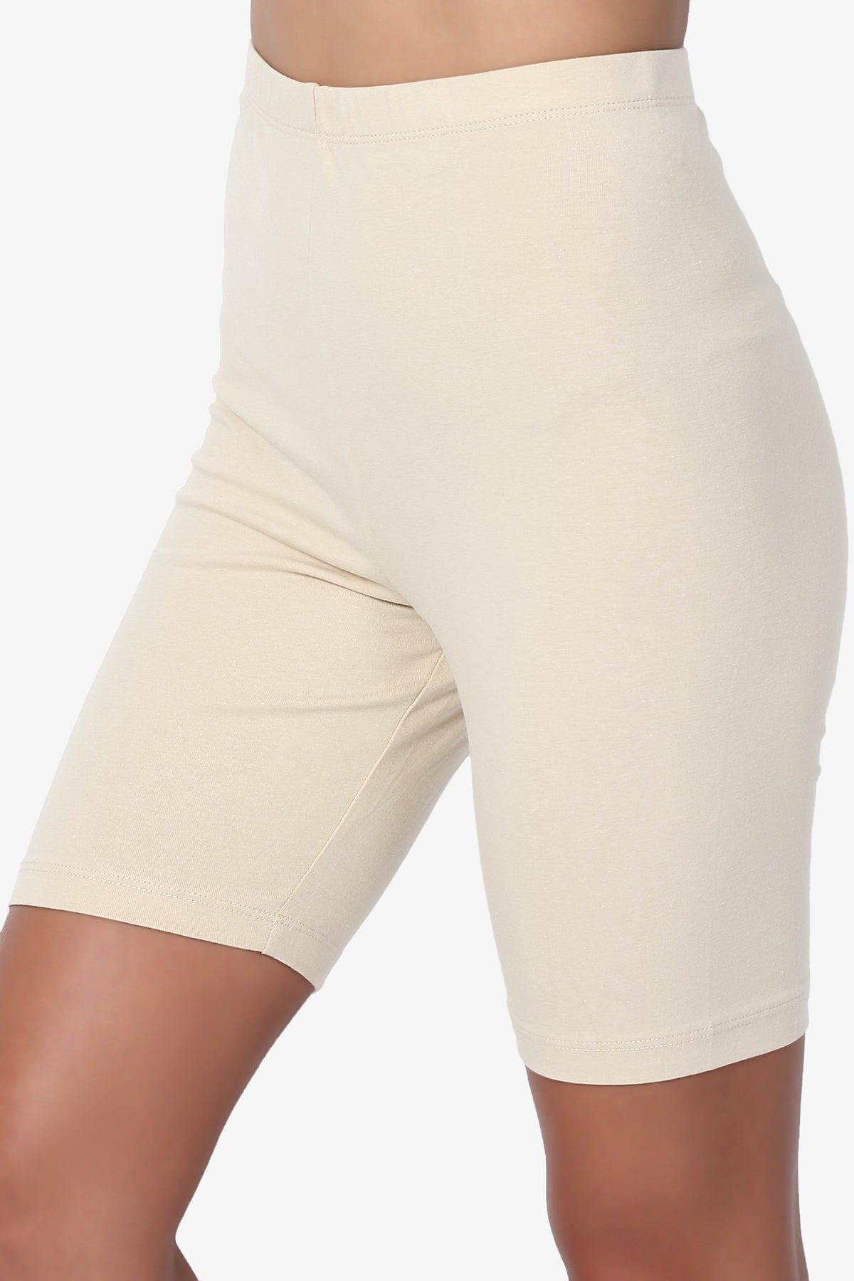 Kite Cotton Biker Short Leggings TAUPE_5