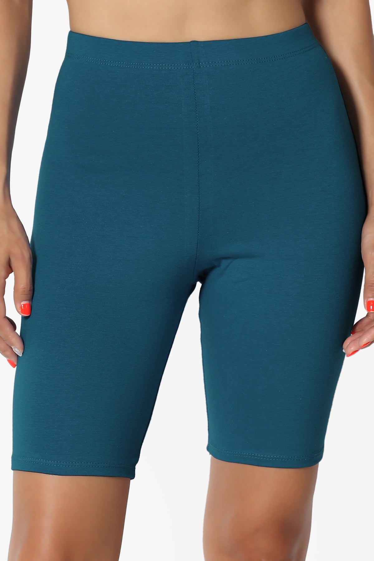 Kite Cotton Biker Short Leggings TEAL_2