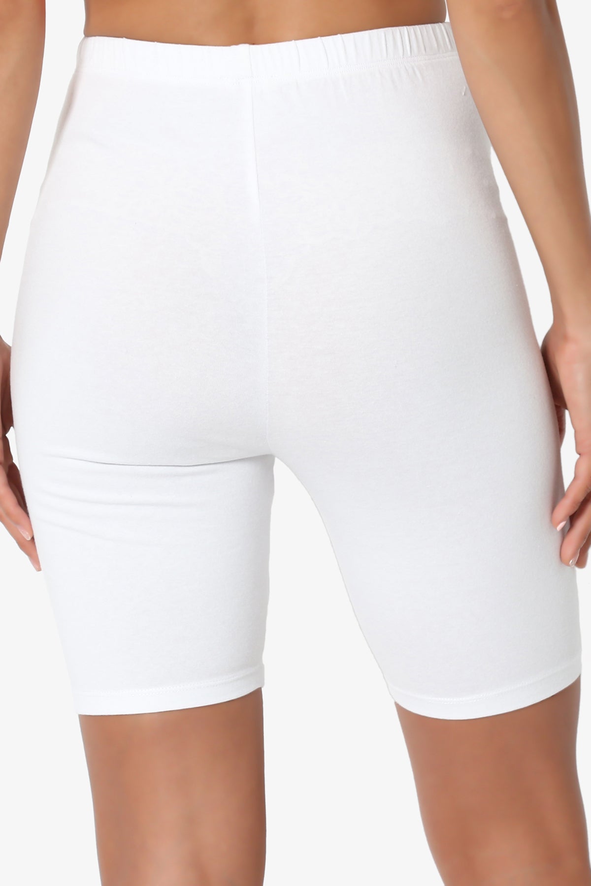 Kite Cotton Biker Short Leggings WHITE_3