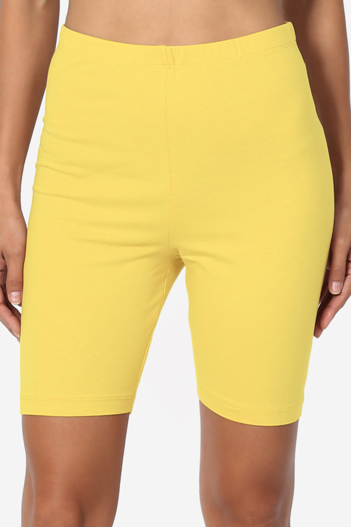 Kite Cotton Biker Short Leggings YELLOW_2