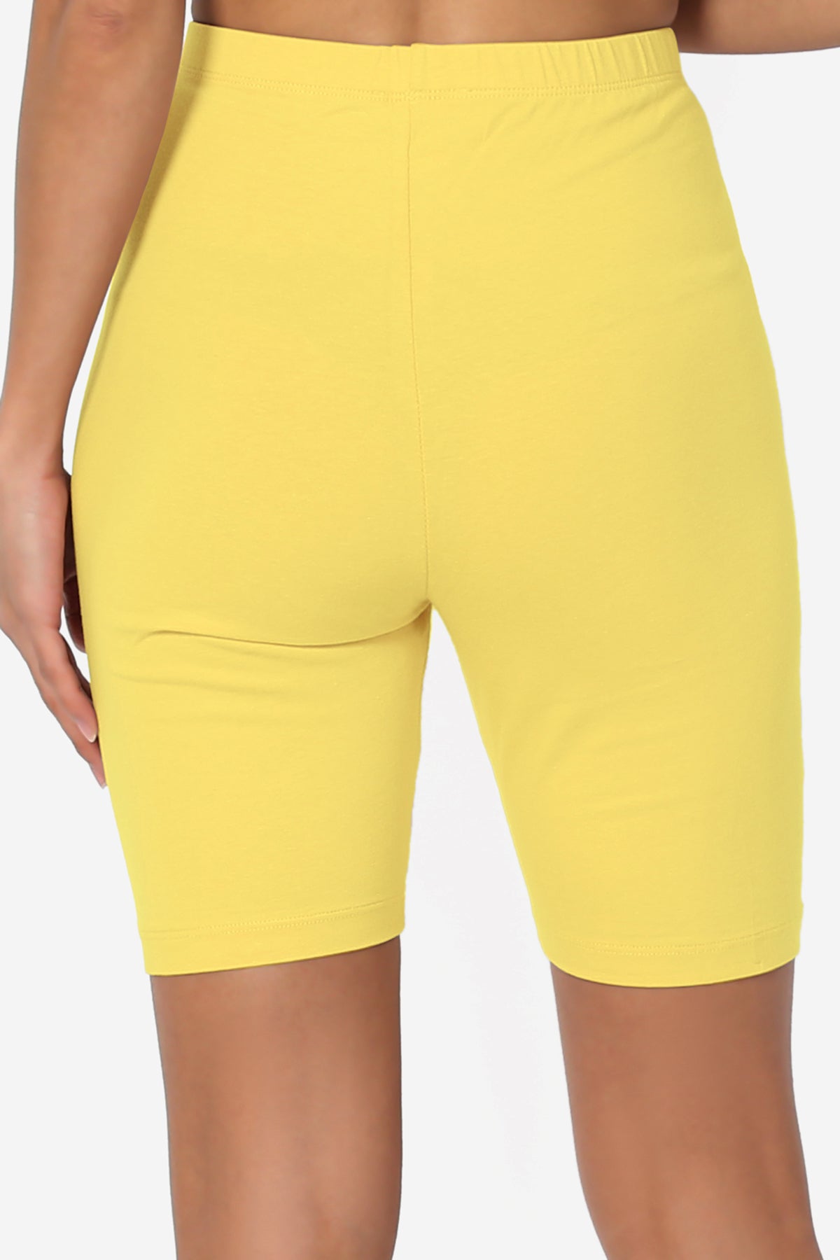 Kite Cotton Biker Short Leggings YELLOW_3