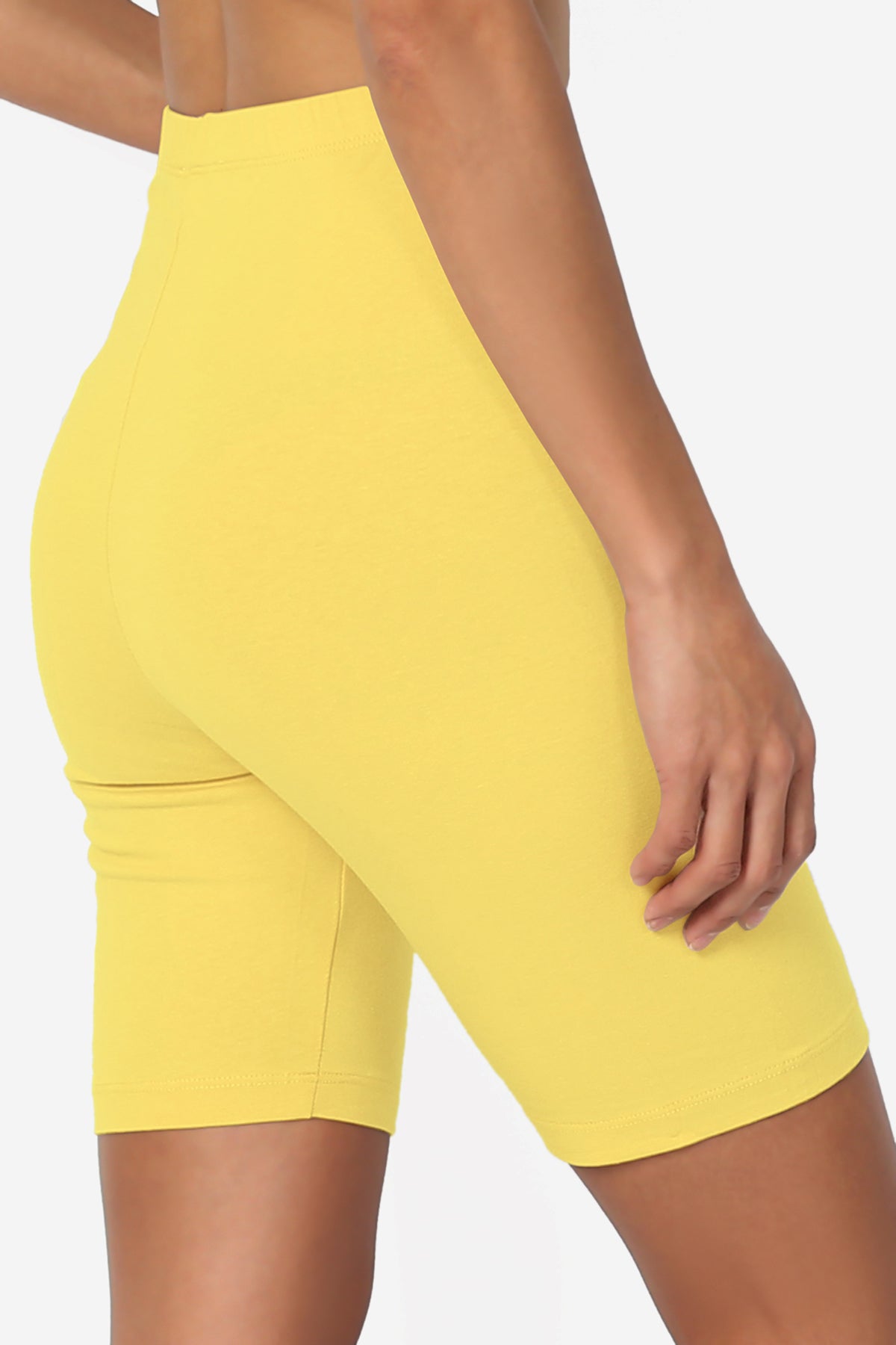 Kite Cotton Biker Short Leggings YELLOW_4