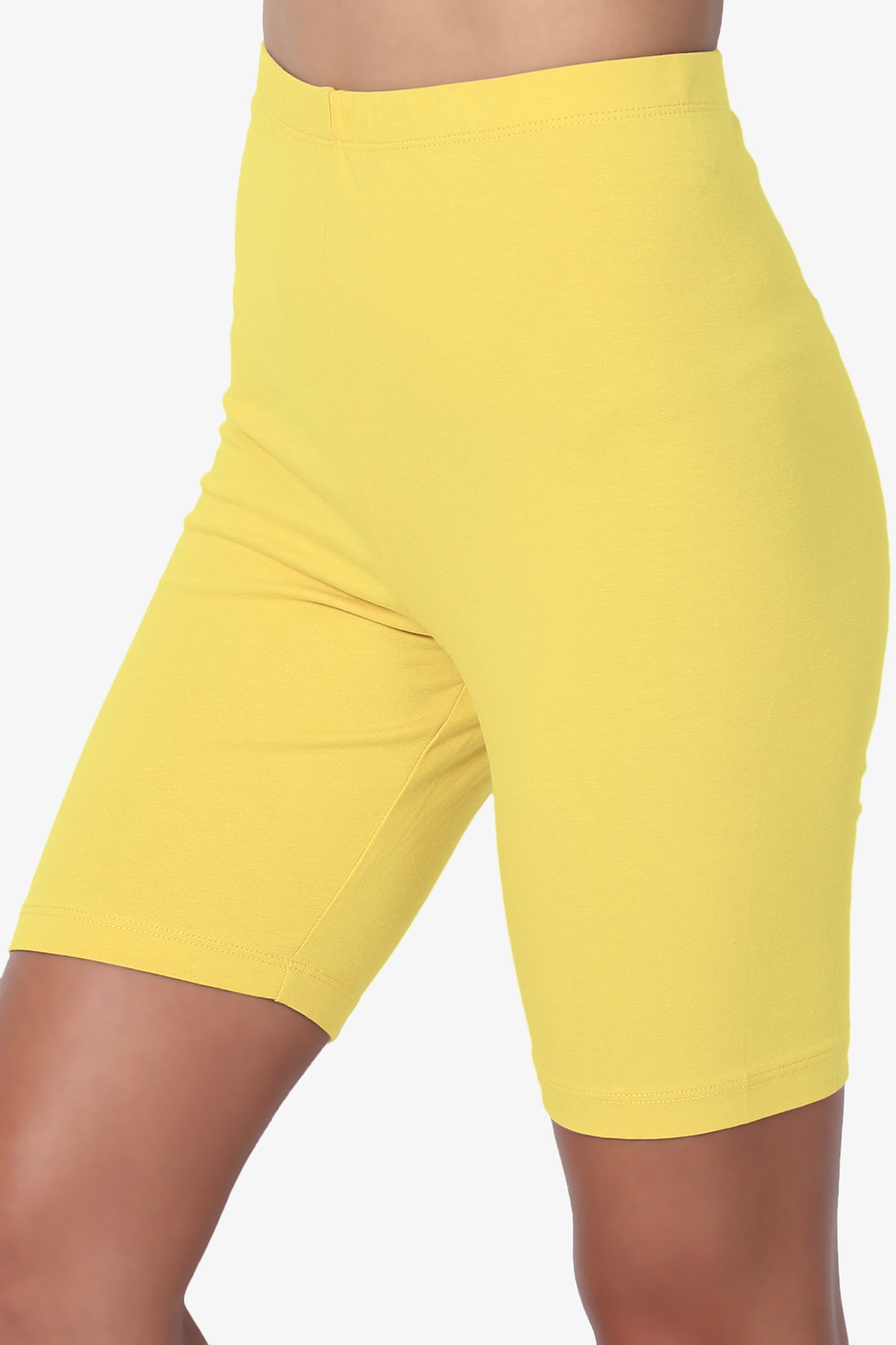 Kite Cotton Biker Short Leggings YELLOW_5