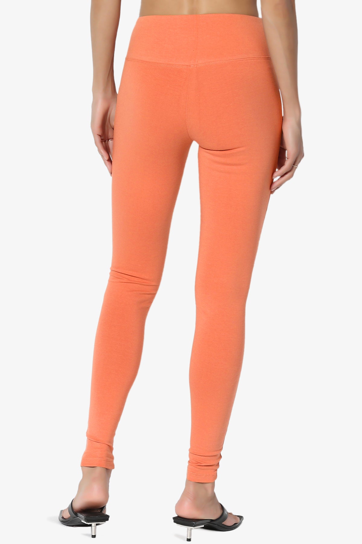 Ansley Cotton Wide Waistband Ankle Leggings