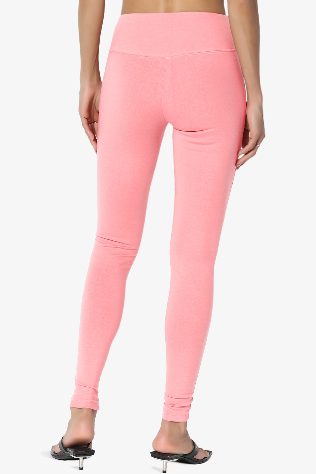 Ansley Cotton Wide Waistband Ankle Leggings