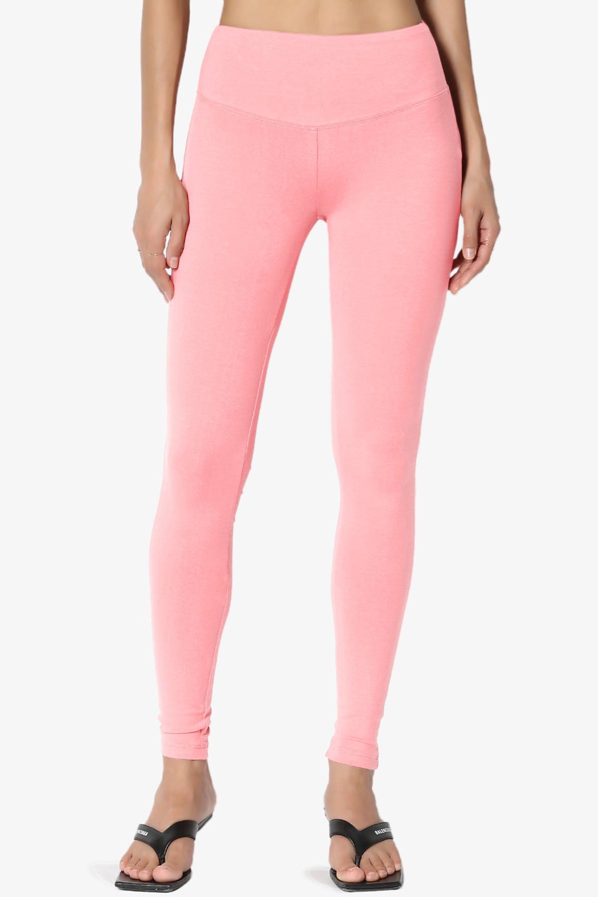 Ansley Cotton Wide Waistband Ankle Leggings