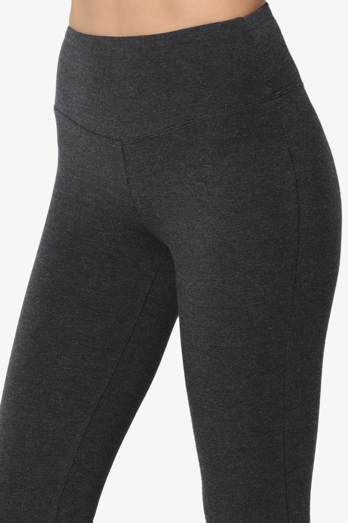 Ansley Cotton Wide Waistband Ankle Leggings