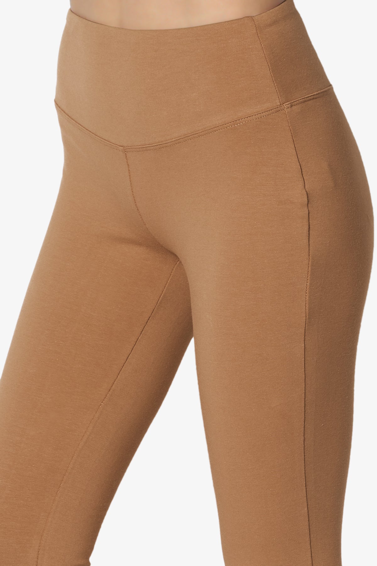 Ansley Cotton Wide Waistband Ankle Leggings