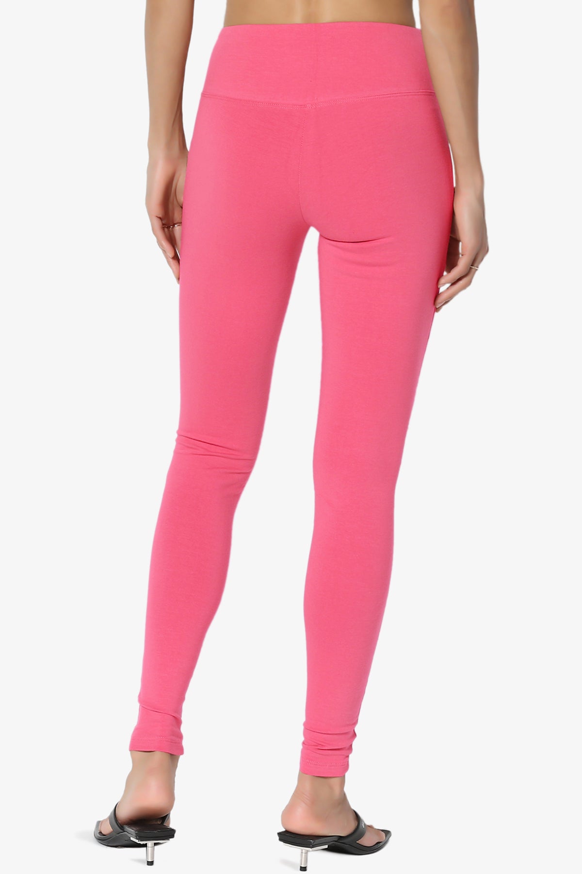 Ansley Cotton Wide Waistband Ankle Leggings