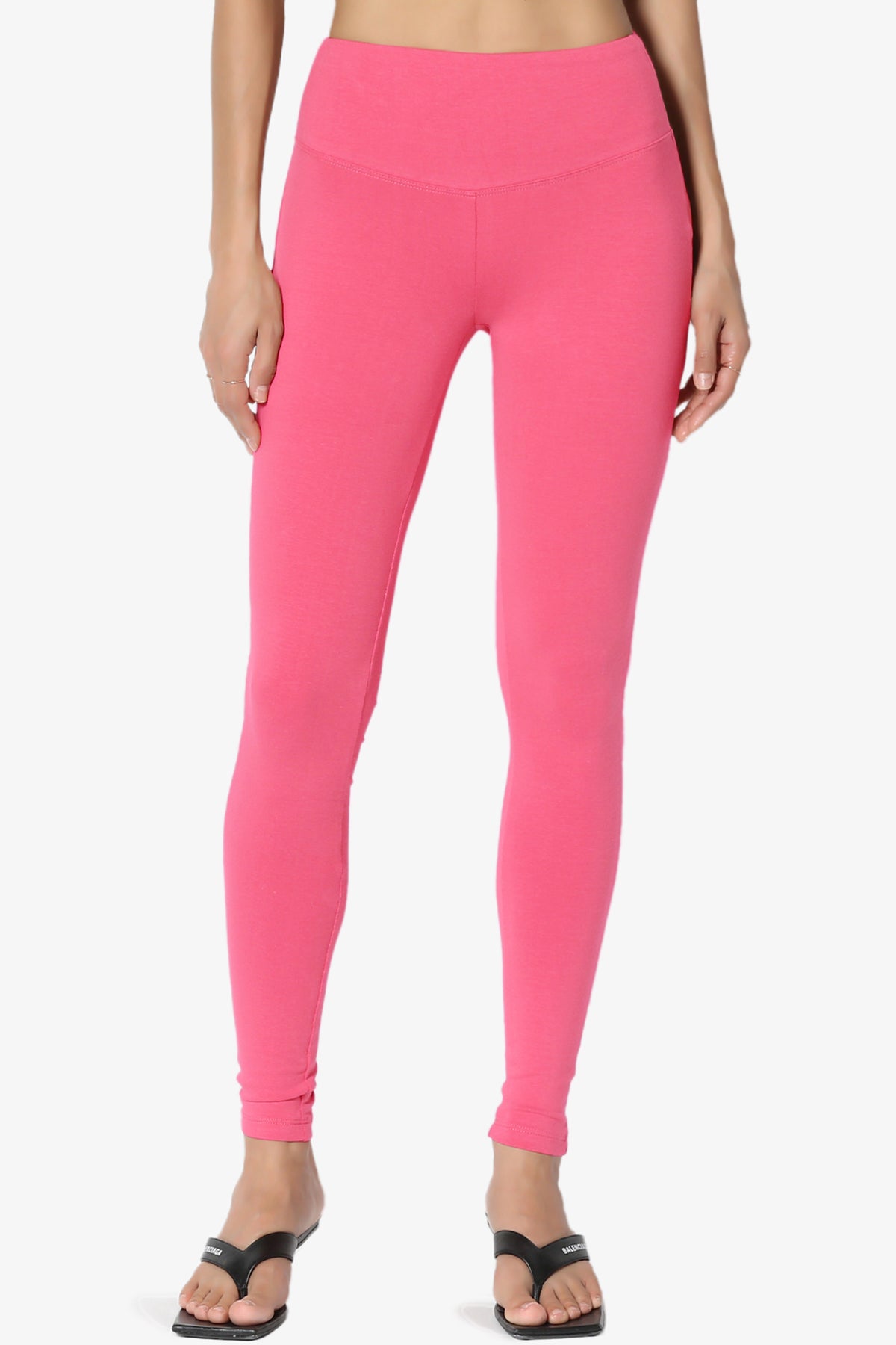 Ansley Cotton Wide Waistband Ankle Leggings