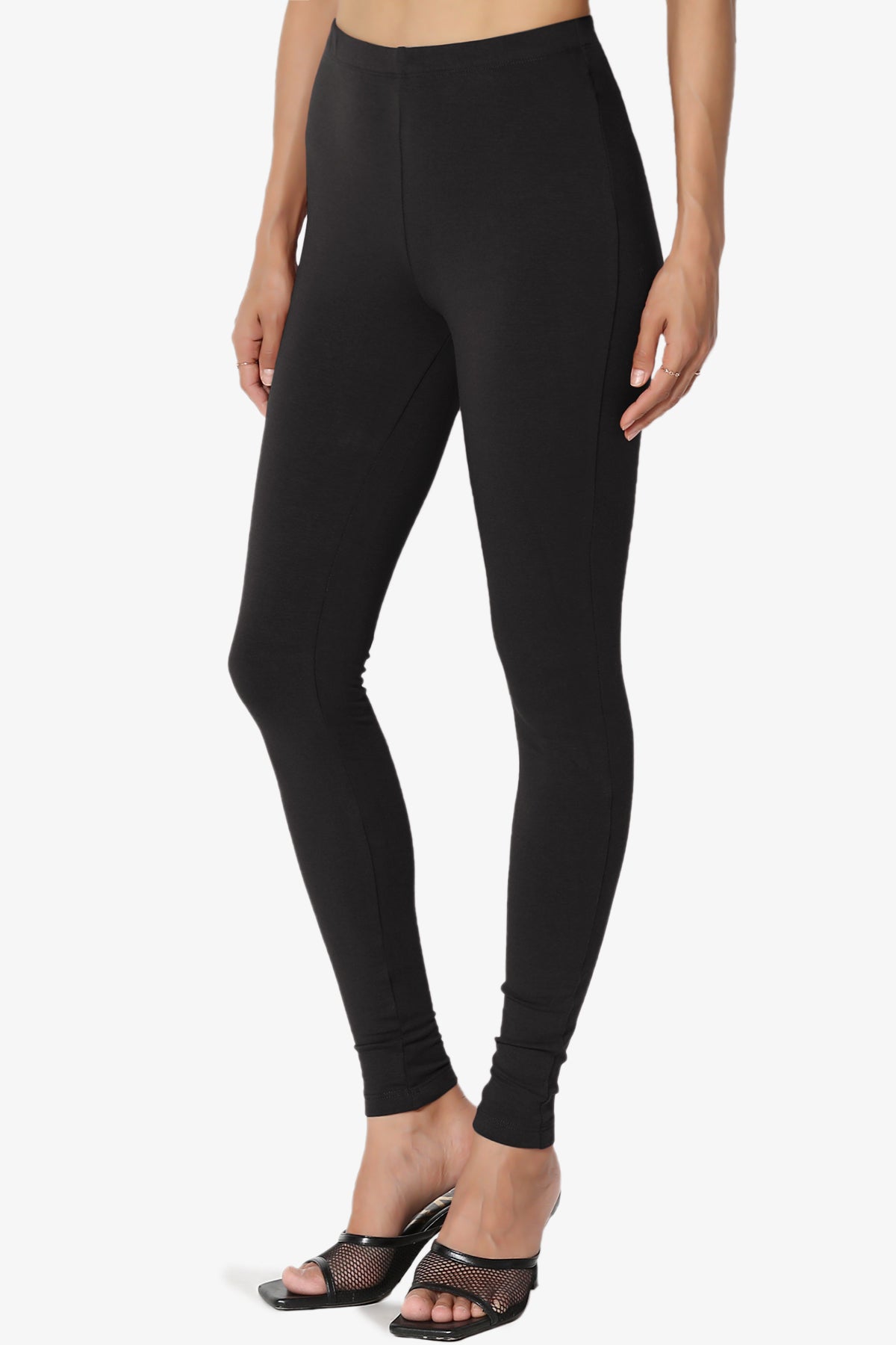 Ansley Luxe Cotton Ankle Leggings PLUS