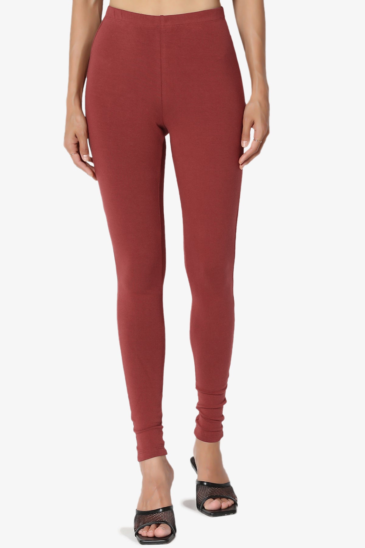 Ansley Luxe Cotton Ankle Leggings PLUS
