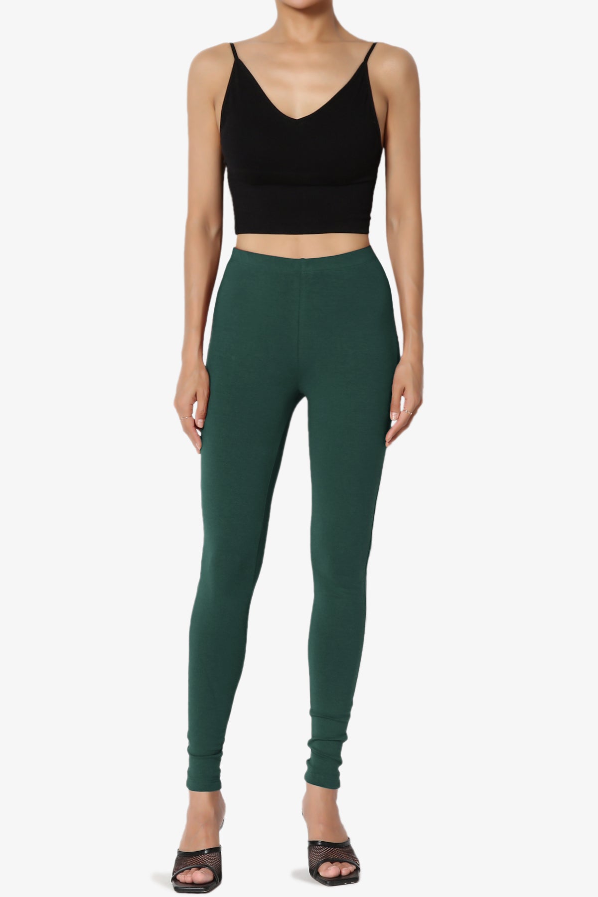 Ansley Luxe Cotton Ankle Leggings PLUS
