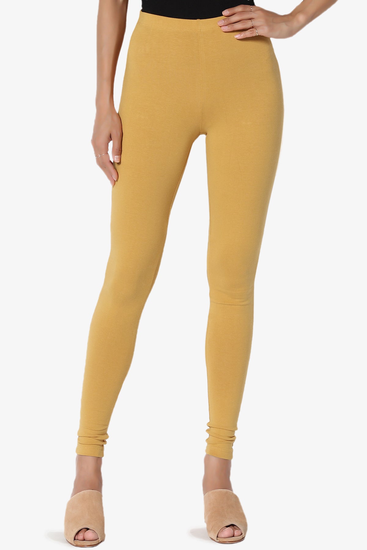 Ansley Luxe Cotton Ankle Leggings PLUS