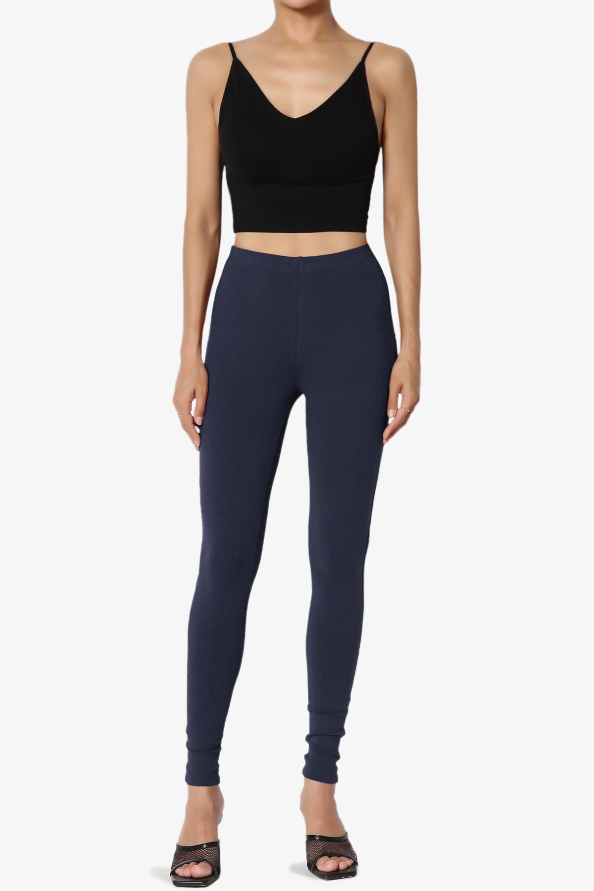 Ansley Luxe Cotton Ankle Leggings PLUS