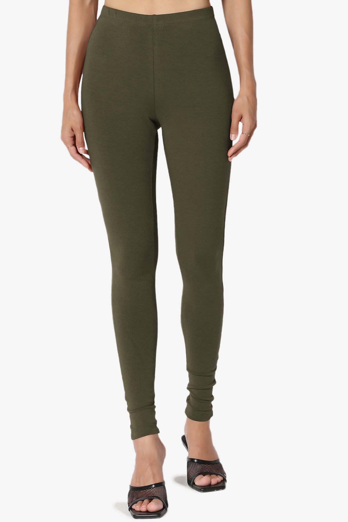 Ansley Luxe Cotton Ankle Leggings PLUS