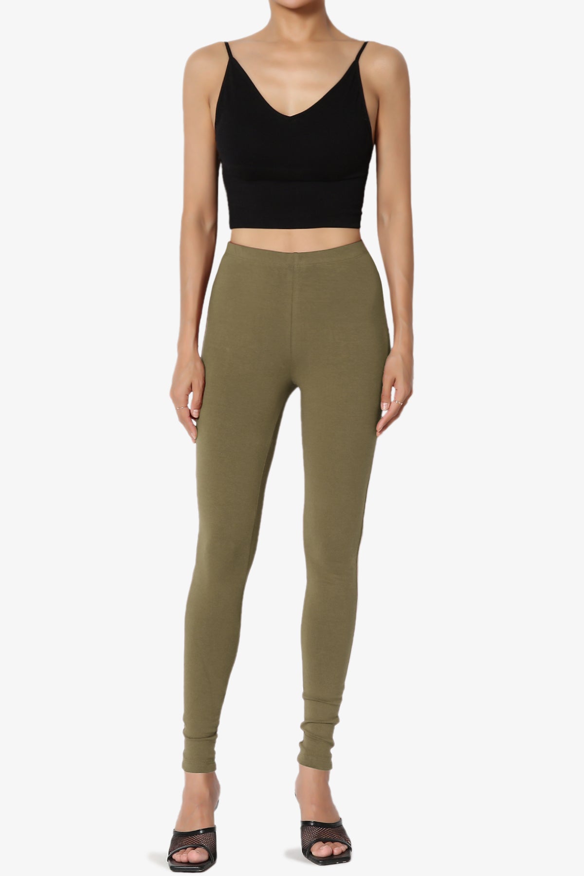 Ansley Luxe Cotton Ankle Leggings MORE COLORS