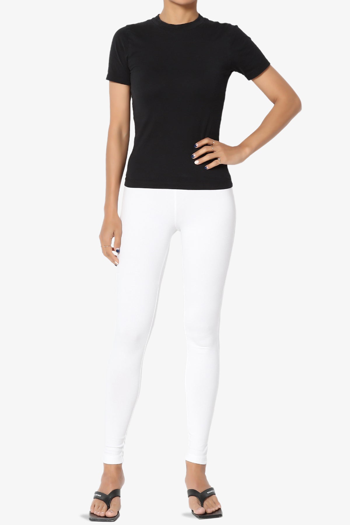 Ansley Luxe Cotton Ankle Leggings PLUS