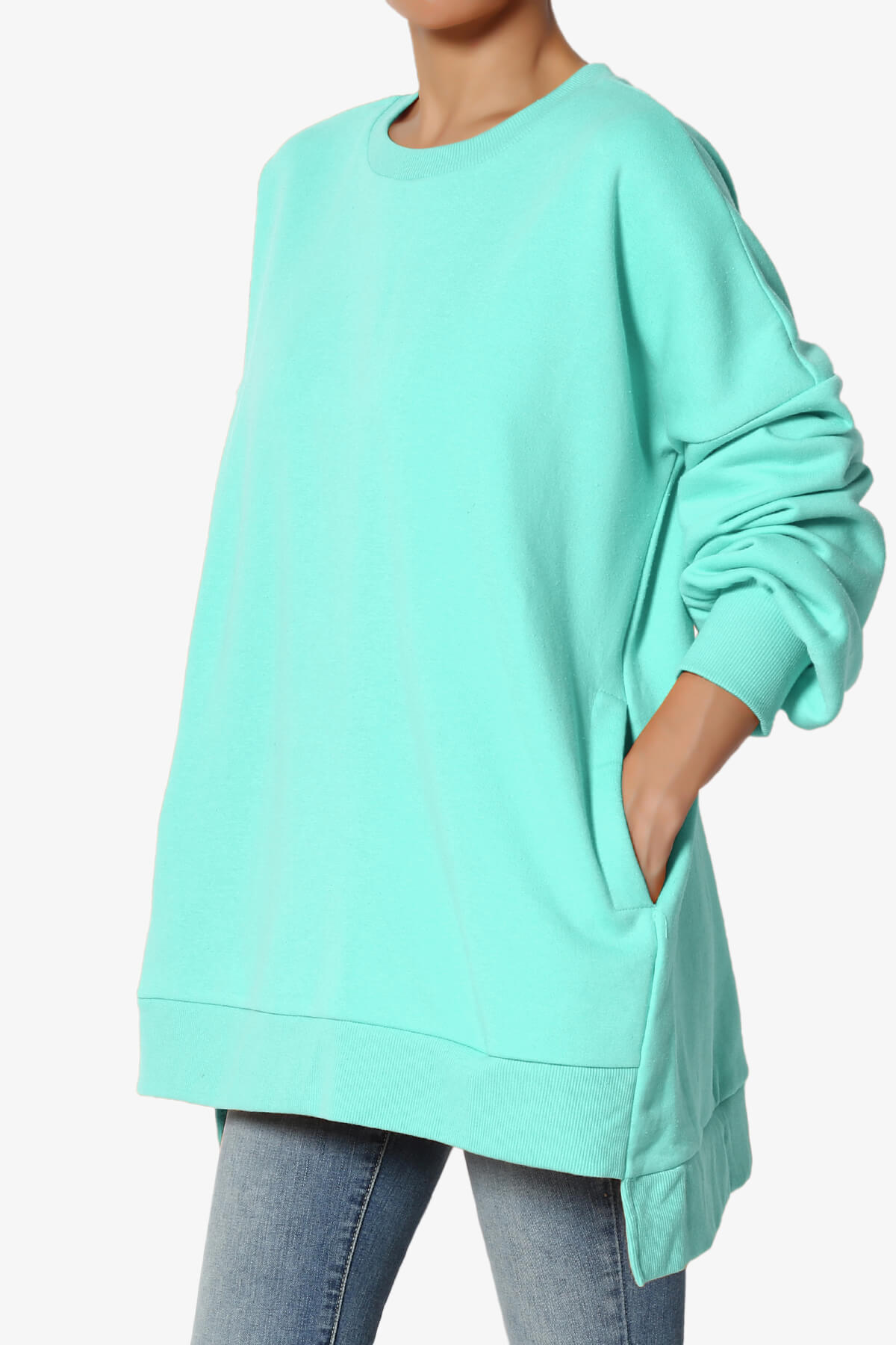Revel Hi-Low Boyfriend Sweatshirts MINT_3