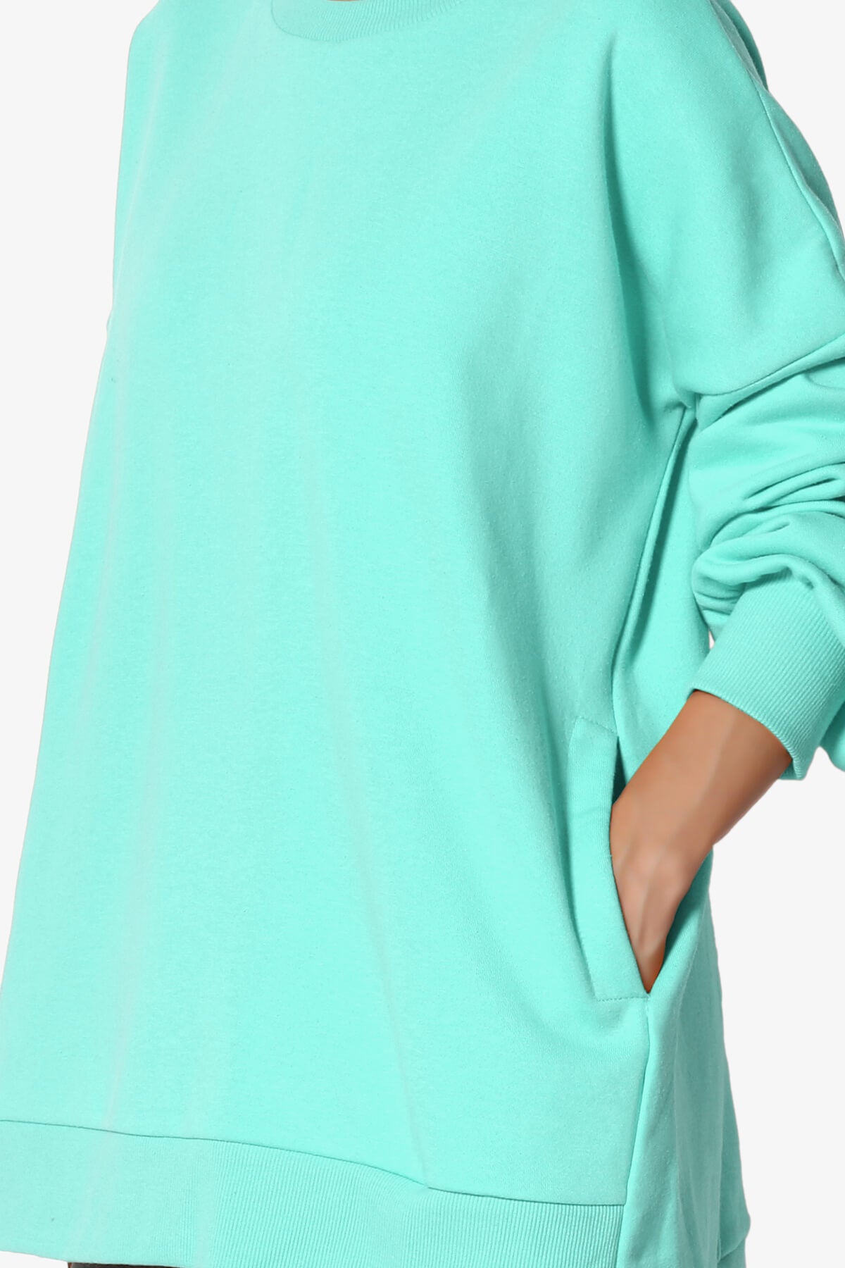 Revel Hi-Low Boyfriend Sweatshirts MINT_5