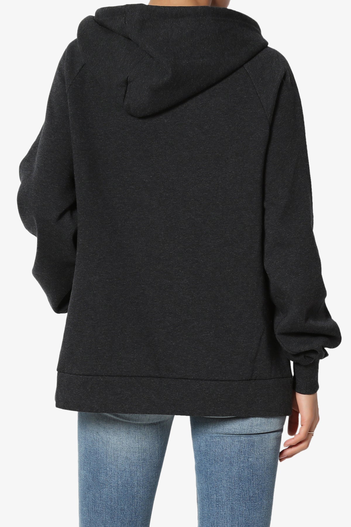 Accie Side Drawstring Hooded Sweatshirts PLUS