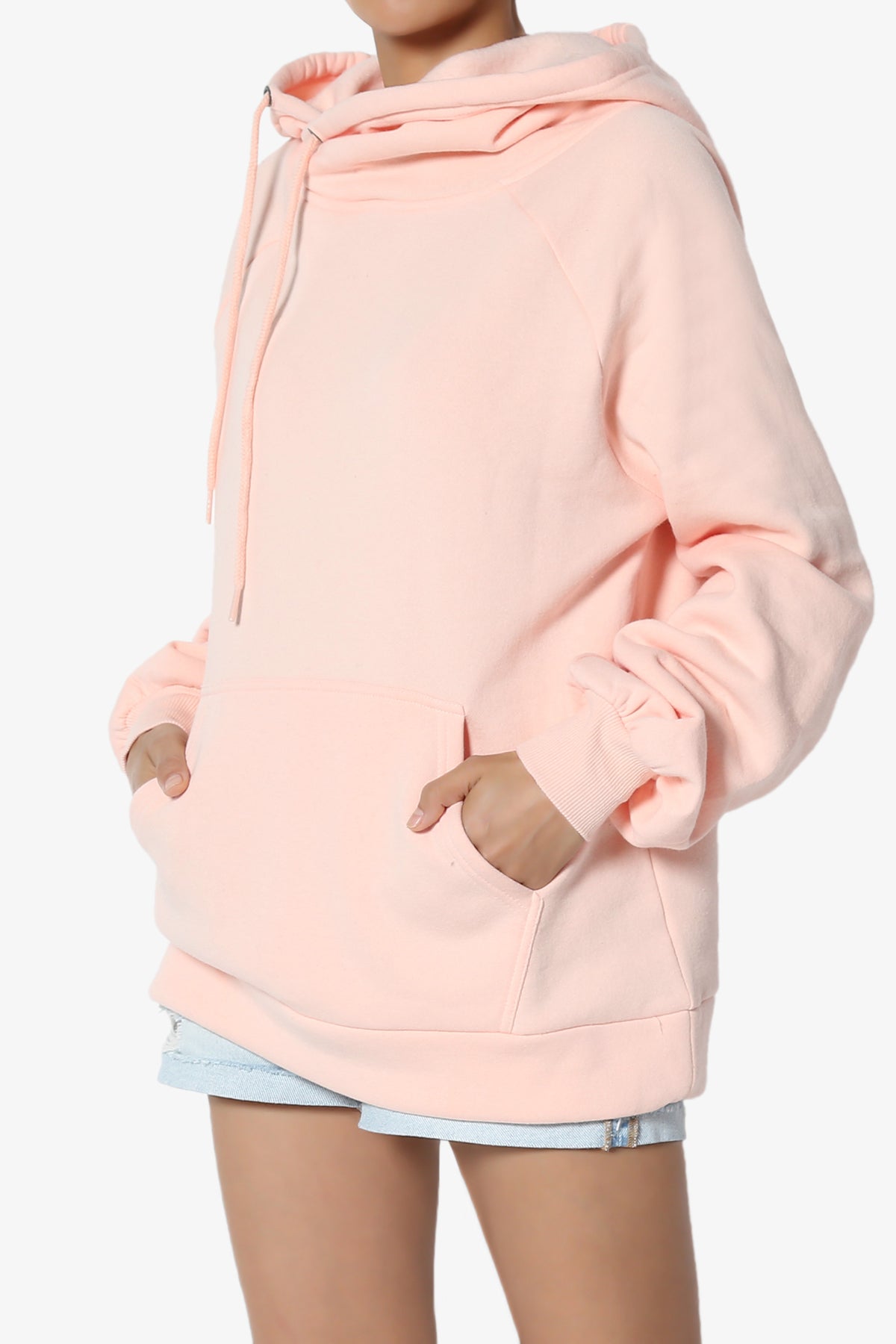Accie Side Drawstring Hooded Sweatshirts PLUS