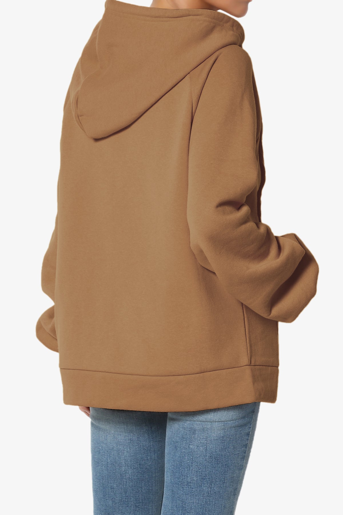 Accie Side Drawstring Hooded Sweatshirts PLUS