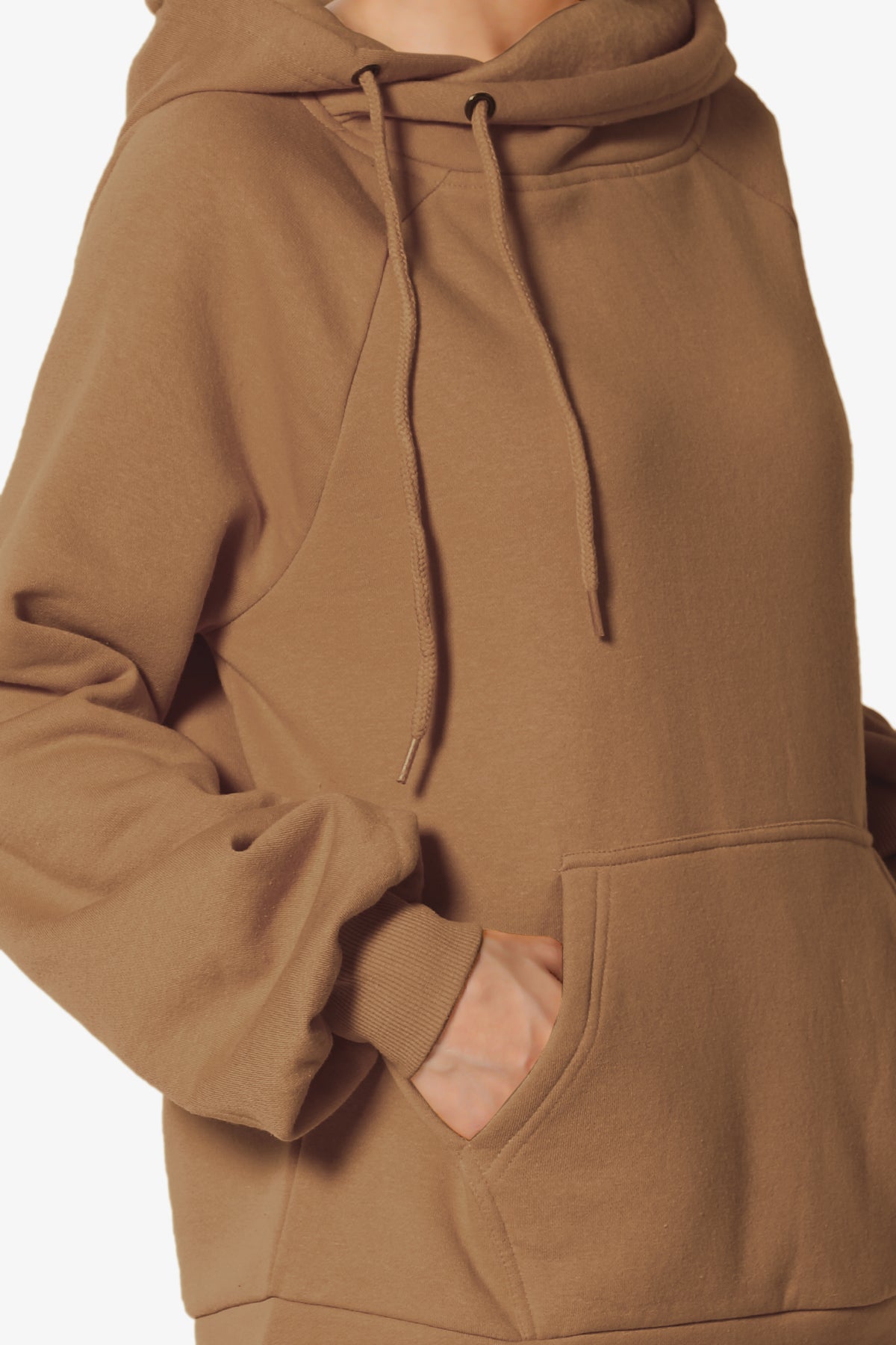 Accie Side Drawstring Hooded Sweatshirts PLUS