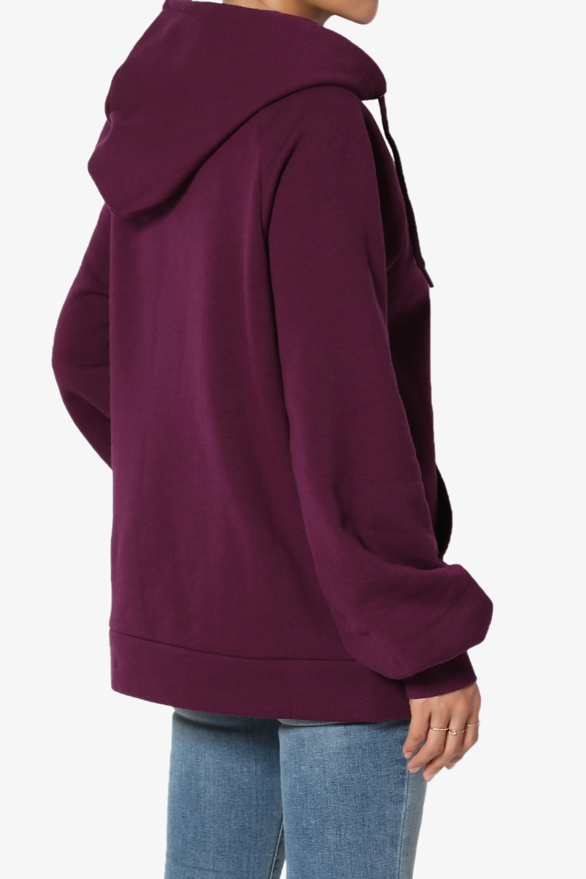 Accie Side Drawstring Hooded Sweatshirts PLUS