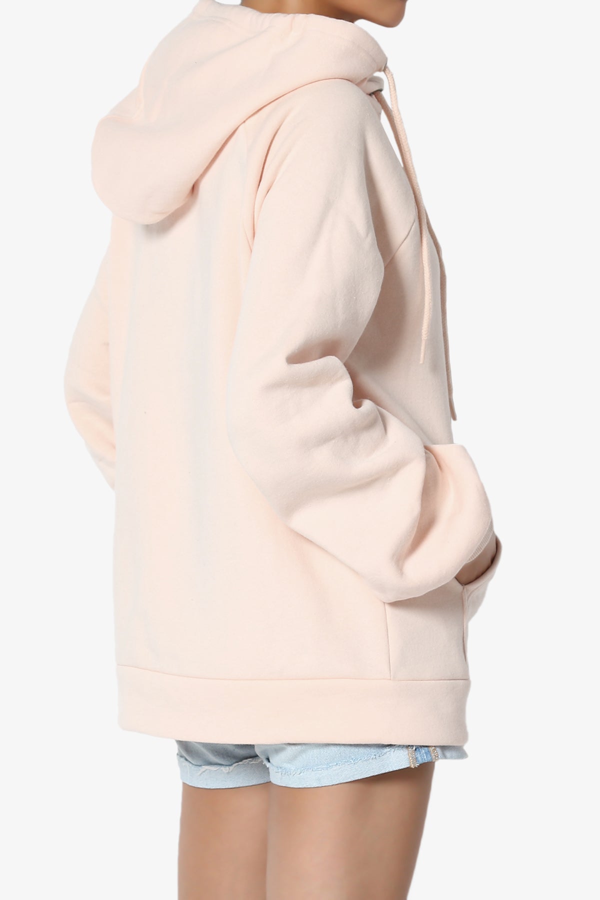 Accie Side Drawstring Hooded Sweatshirts PLUS