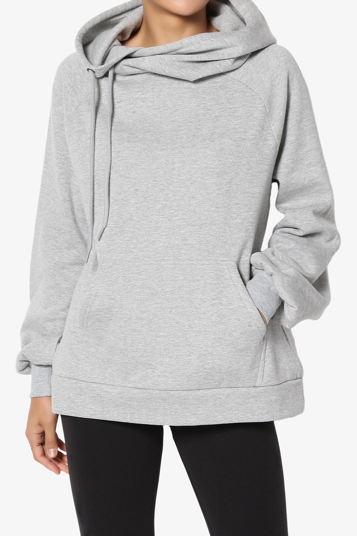 Accie Side Drawstring Hooded Sweatshirts PLUS